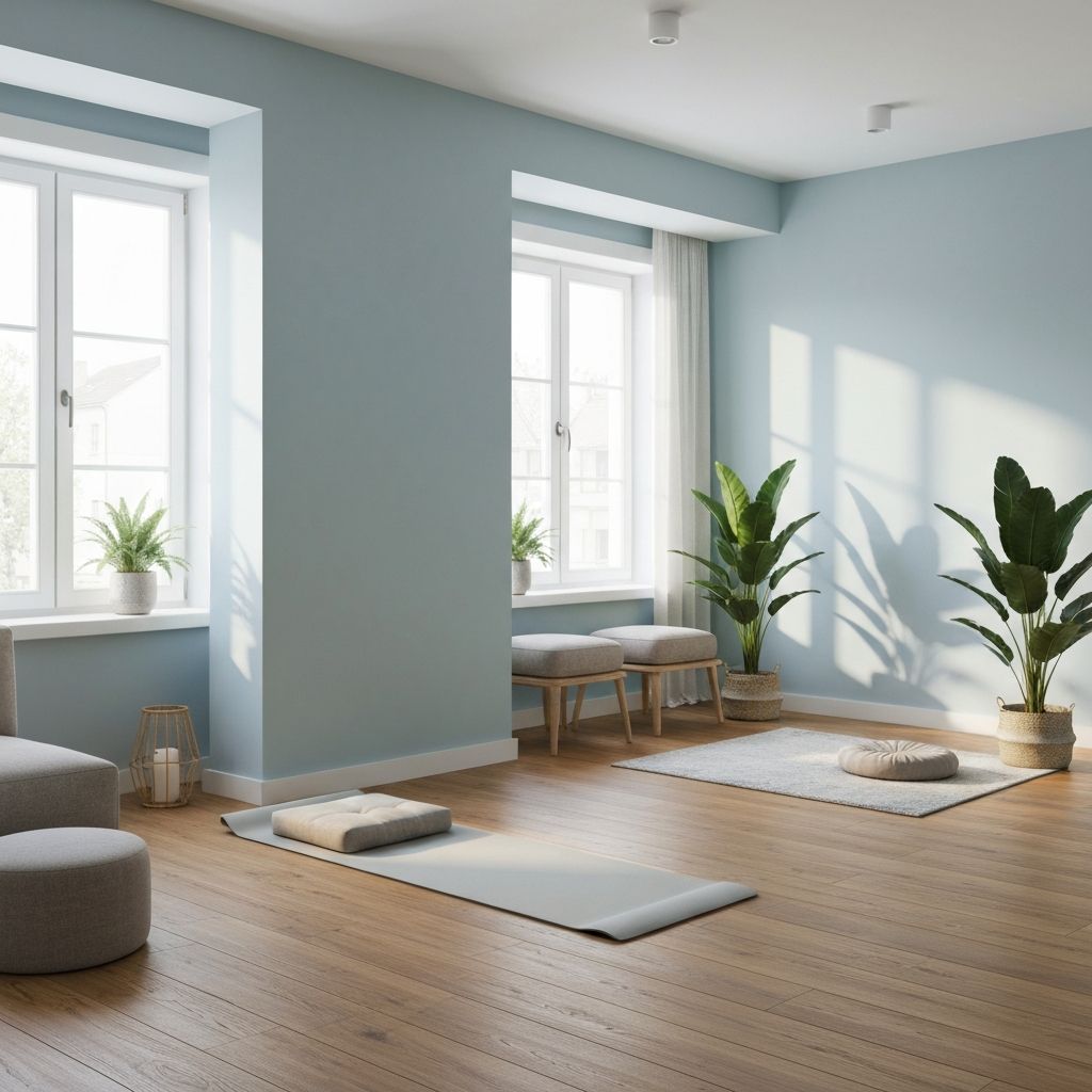 Comfortable home environment for exercises